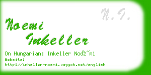 noemi inkeller business card